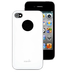 Moshi Coque de protection pour iPhone 4/4S iGlaze Blanc