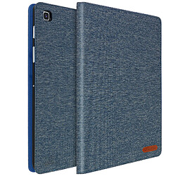 Avizar Housse Samsung Galaxy Tab S5e Rangements Cartes Fonction Support Fin Bleu