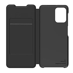 Samsung Étui pour Galaxy A22 4G Folio Modèle Flip Wallet avec Porte-cartes Noir