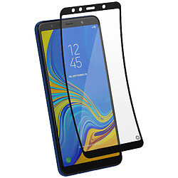 Force Glass Protection d'Écran pour Samsung Galaxy A7 2018 en Verre 2.5D Sur-Mesure Noir