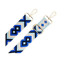 BigBen Bandoulière pour Téléphone Universelle Lanière Motif Brésilienne Bleu