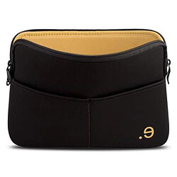 be.ez Housse pour Galaxy Tab 10.1 pouces Douce au Toucher Modèle LA Robe Club Noir