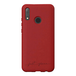 JUST GREEN Coque de Protection pour Huawei P Smart 2019 Natura Recyclable Rouge