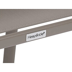 Avis Lot de 4 fauteuis sde jardin en texaline Piazza Noisette/café - Hespéride