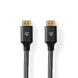 Nedis Câble HDMI vers HDMI Ultra Haute Vitesse 48 Gbps 8K à 60Hz 3m Gris anthracite
