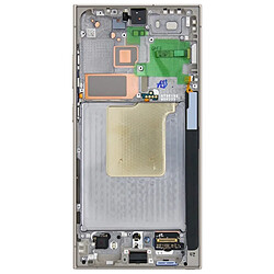 Samsung Écran Complet AMOLED pour Galaxy S24 Ultra Service Pack avec Châssis Gris
