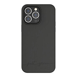JUST GREEN Coque de Protection pour iPhone 14 Pro Max Natura Recyclable Noir