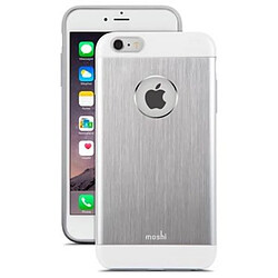 Moshi Coque pour iPhone 6 Plus/6S Plus iGLAZE ARMOUR en Aluminium Argent