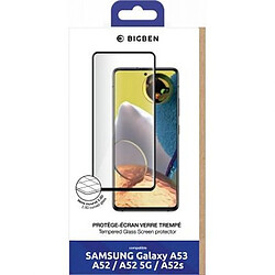 BigBen Connected Protège-écran pour Samsung Galaxy A53/A52/ A52 5G/ A52s en Verre Trempé 2.5D Transparent
