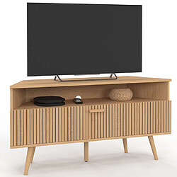 Idmarket MEUBLE TV ANGLE JULIETTE