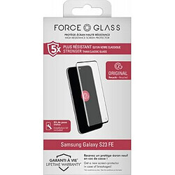 Avis Force Glass Verre pour Galaxy S23 FE 2.5D Noir transparent