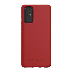JUST GREEN Coque de Protection pour Samsung Galaxy S20 Natura Recyclable Rouge