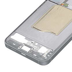 Avis Samsung Châssis Central pour Galaxy S25 Pièce de réparation Original Durable Argent