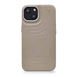 Decoded Coque pour iPhone 14 Plus Compatible MagSafe en Cuir Beige