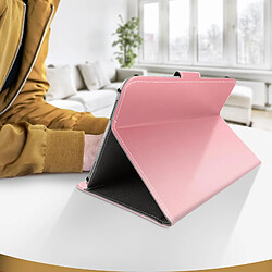 Avis Avizar Housse pour Tablette 10 Pouces Universelle Effet Cuir Vieilli Support Vidéo Rose