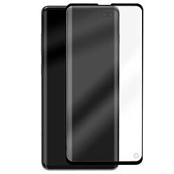 Force Glass Protection d'écran en Verre Trempé pour Galaxy S10 Plus 9H Anti-traces Incurvé Transparent