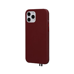 Acheter ARTEFAKT Coque pour iPhone 12 / 12 Pro en Cuir Elysée Bordeaux