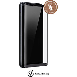Force Glass Protection d'Écran pour Samsung Galaxy A7 2018 en Verre 2.5D Sur-Mesure Noir
