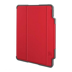 STM Étui pour iPad Pro 11 pouces 2018 Folio Stand Modèle Dux Plus avec Porte-stylet Rouge