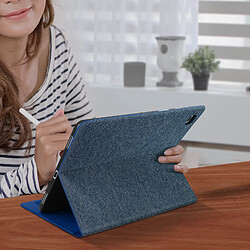 Avis Avizar Housse pour Samsung Galaxy Tab S5e Rangements Cartes Fonction Support Fin Bleu