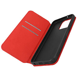 Avizar Housse pour Honor 70 Lite, X8 5G et X6 Clapet Porte-carte Support Vidéo Rouge