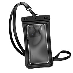 Akashi Étui Waterproof Flottant pour Smartphone 6.8 pouces Tactile Noir