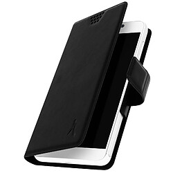 Housse folio Etui portefeuille universel smartphone Noir taille XL - Akashi