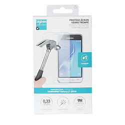 BigBen Connected Verre Trempé 2.5D pour Samsung Galaxy J1 2016 Ultra Résistant Transparent