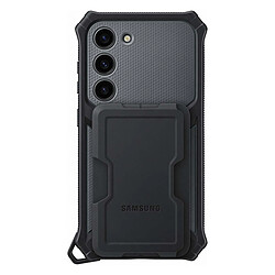 Samsung Coque pour Galaxy S23 Ultra-Renforcée avec Support Amovible Noir