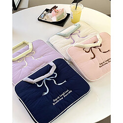Acheter Sac à Tablette & Carnet Style Coréen Ins - Broderie Mignonne & Ficelle Bow - Protection Sac à Main Polyvalent & Stylish-Rose 15-15.6 inches