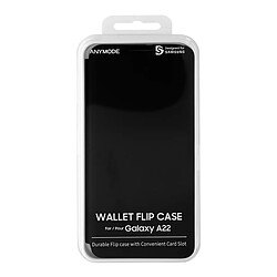 Acheter Samsung Étui pour Galaxy A22 4G Folio Modèle Flip Wallet avec Porte-cartes Noir
