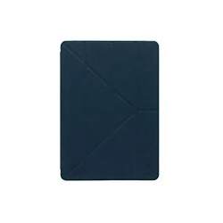 MW Étui pour iPad Air 9.7'' 2014 Folio Slim Polybag Fonction Stand Multi-position Bleu