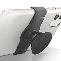 PopSockets Pop Grip pour Smartphones Slide Stretch Compatible MagSafe Noir