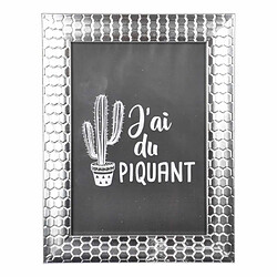 Paris Prix Cadre Photo Déco Nid d'Abeilles 24x30cm Argent