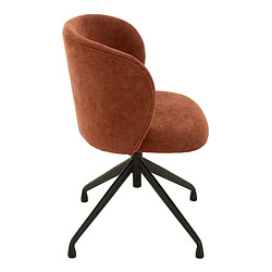 Paris Prix Chaise Pivotante Design Gena 56cm Bordeaux