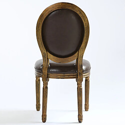 Acheter Paris Prix Lot de 2 Chaises Médaillon Versailles 96cm Marron & Or
