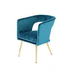 Paris Prix Chaise Design Jolene 77cm Bleu Pétrole