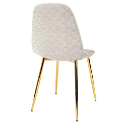 Acheter The Home Deco Factory Lot de 4 Chaises Design Royal 86cm Taupe