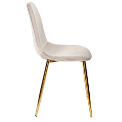 Avis The Home Deco Factory Lot de 4 Chaises Design Royal 86cm Taupe