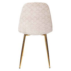 The Home Deco Factory Lot de 4 Chaises Design Royal 86cm Taupe pas cher