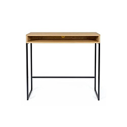Paris Prix Bureau Design Frame 100cm Chêne & Noir