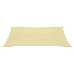 Helloshop26 Voile d'ombrage 160 g/m² pehd 4,5 x 4,5 m beige 02_0008976