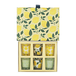 Paris Prix Coffret 6 Bougies Parfumées Vintage 8cm Citronnelle 
