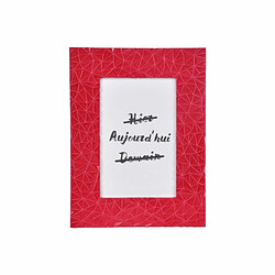 Paris Prix Cadre Photo Déco Géométrique Frame 10x15cm Rouge
