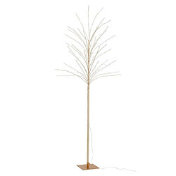 Paris Prix Arbre Déco Led en Métal Dénudé 180cm Or