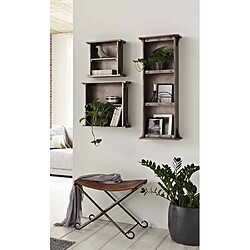 Paris Prix Étagère Murale 3 Niveaux Vaded 95cm Anthracite