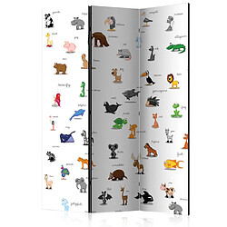 Paris Prix Paravent 3 Volets Animals for Children 135x172cm