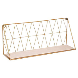 Atmosphera Etagère Murale Design Wire 48cm Or