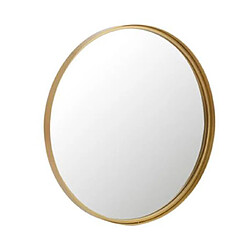 Mes Miroir rond 60x4x60 cm en métal doré