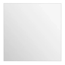 Atmosphera Lot de 4 Miroirs Adhésifs Carré 20x20cm Argent